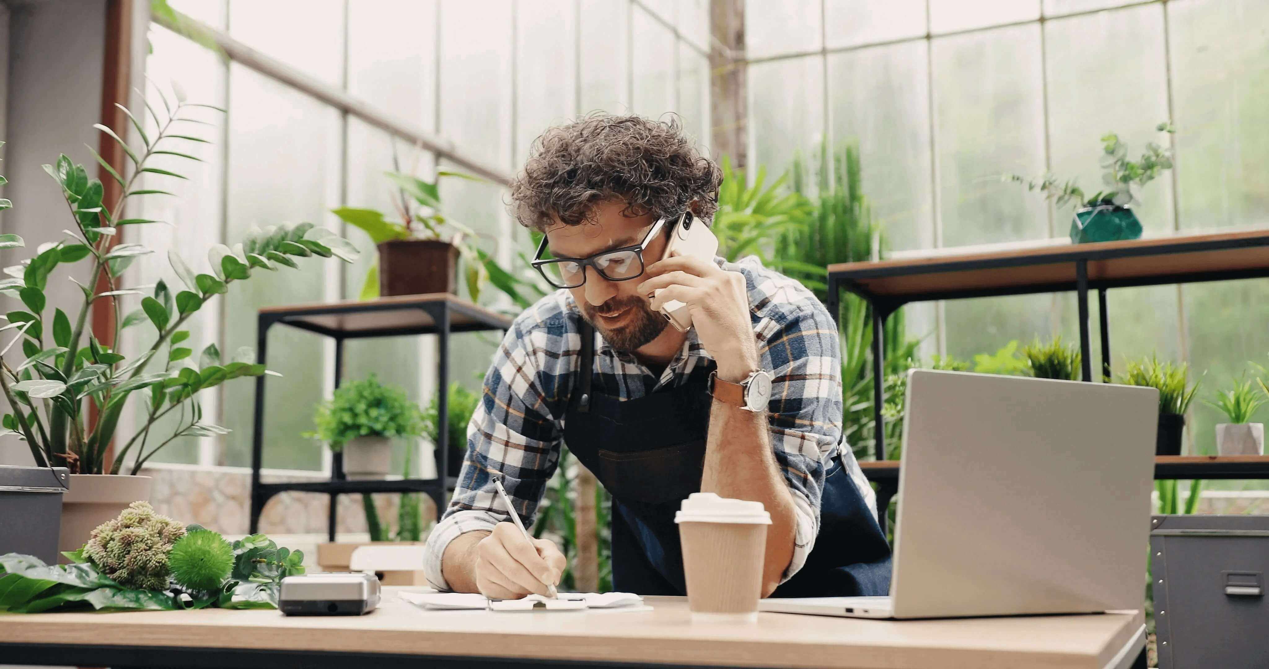 Business Owner On The Phone Seeking Business Finance