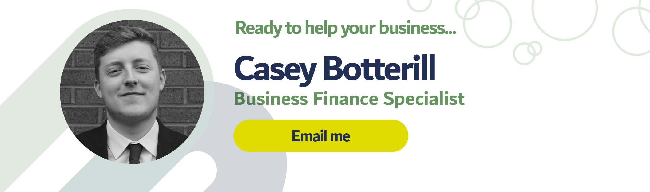 Casey Botterill from Millbrook Business Finance - Get in Touch