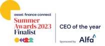 CEO of the year award logo (Asset Finance Connect Summer Awards 2023) - Millbrook CEO of the year award logo (Asset Finance Connect Summer Awards 2023) - Millbrook