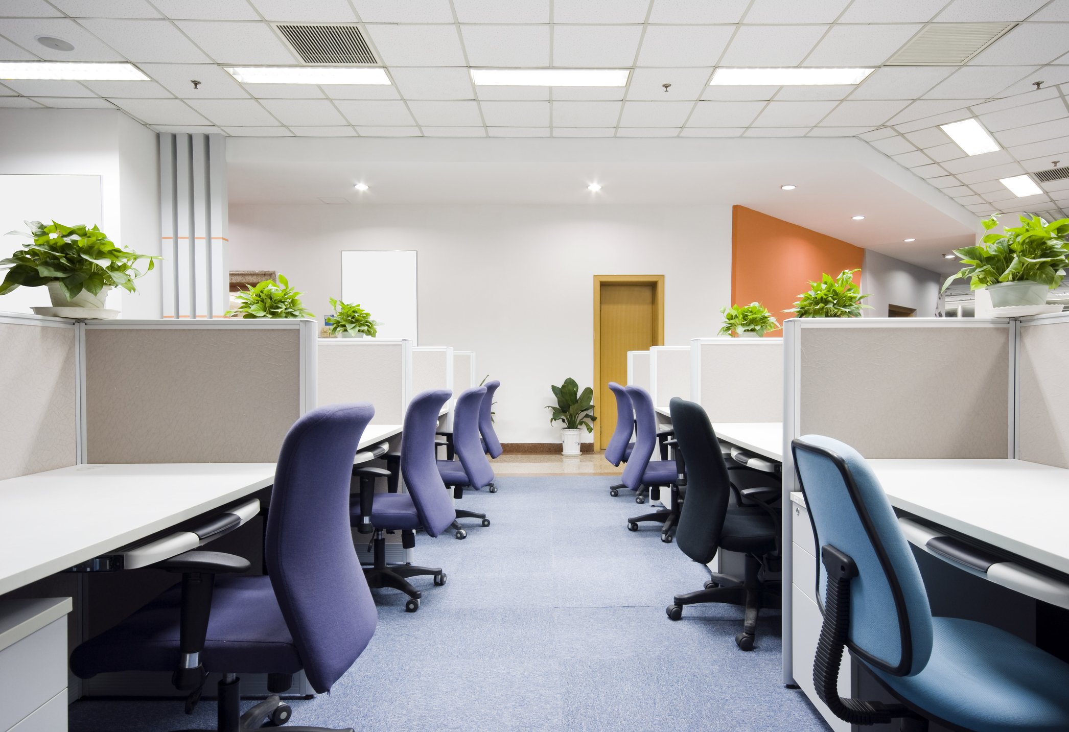 Desk chairs in an office | Types of commercial property finance